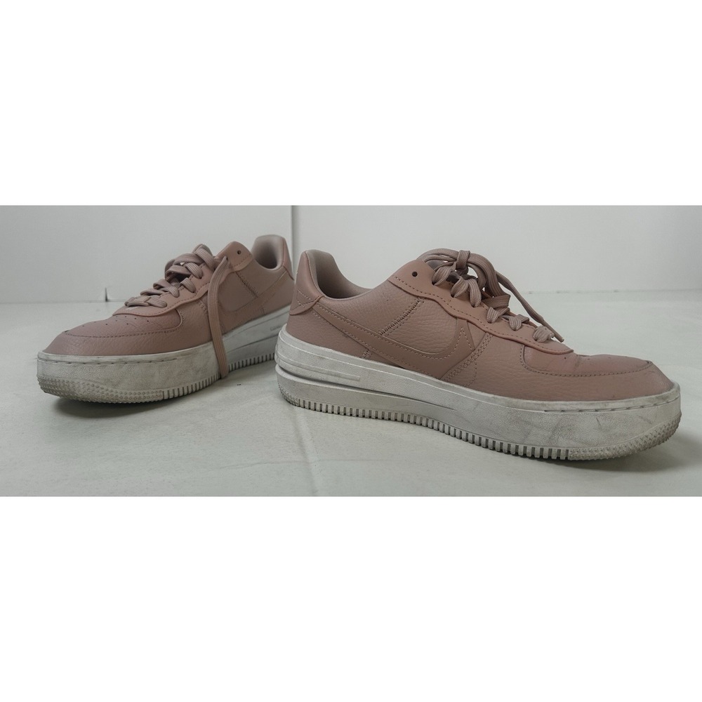 Nike Women's Air Force 1 PLT.AF.ORM Platform DJ9946-602 Pink Oxford Rose White